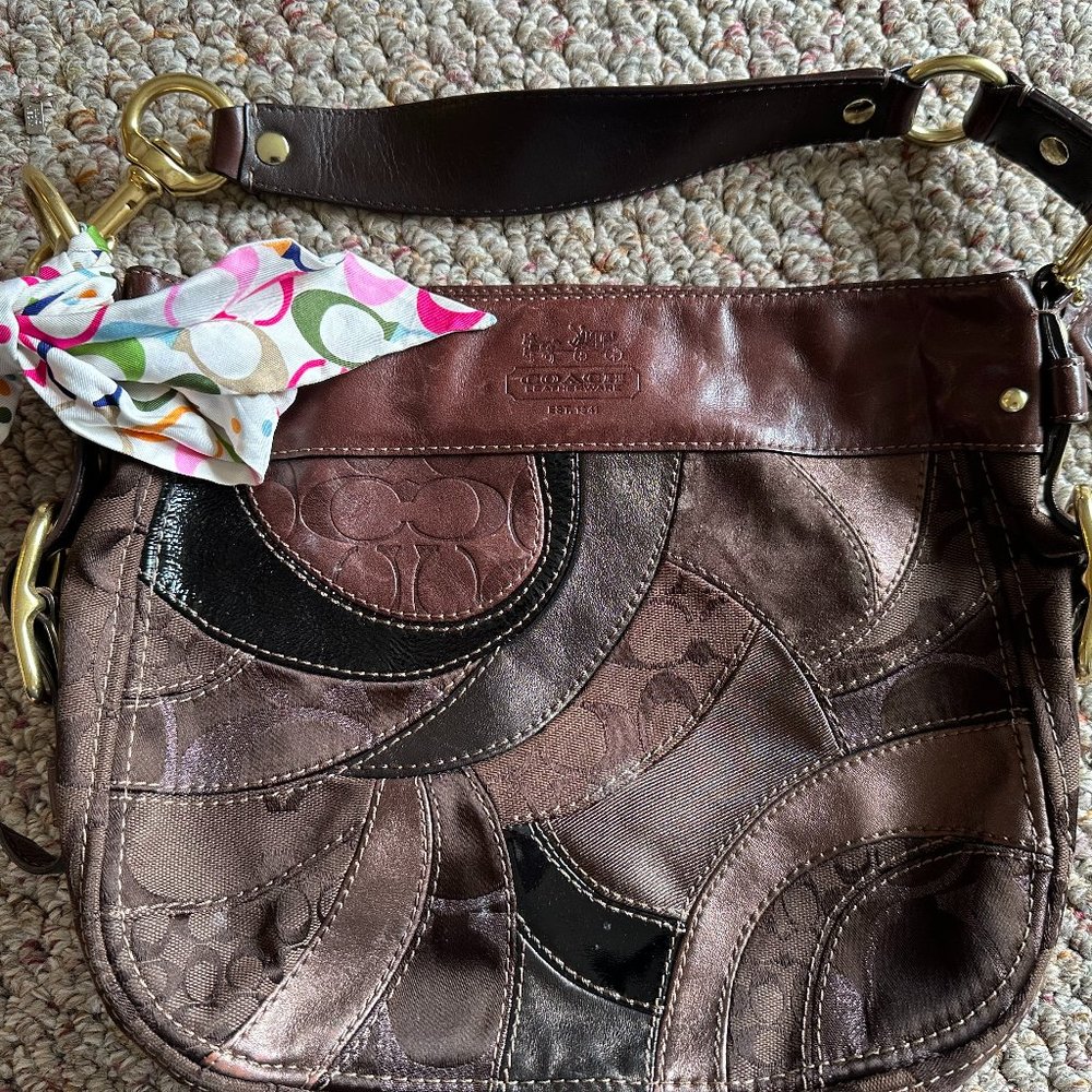 Coach Zoe patchwork limited edition HOBO bag (vintage early 2000s) - Picture 3 of 12